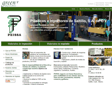 Tablet Screenshot of plasticoseinyectores.com